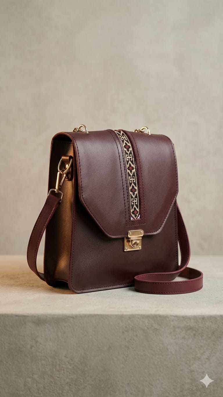 Classic Gray Crossbody Bag