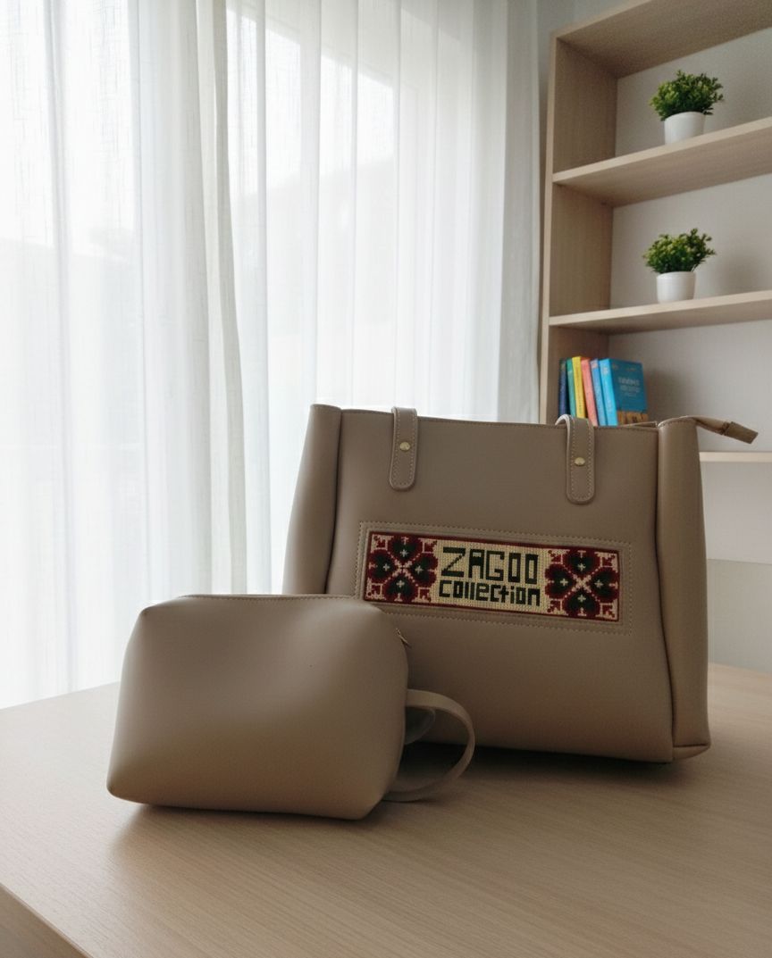 Classic Tan Messenger Bag