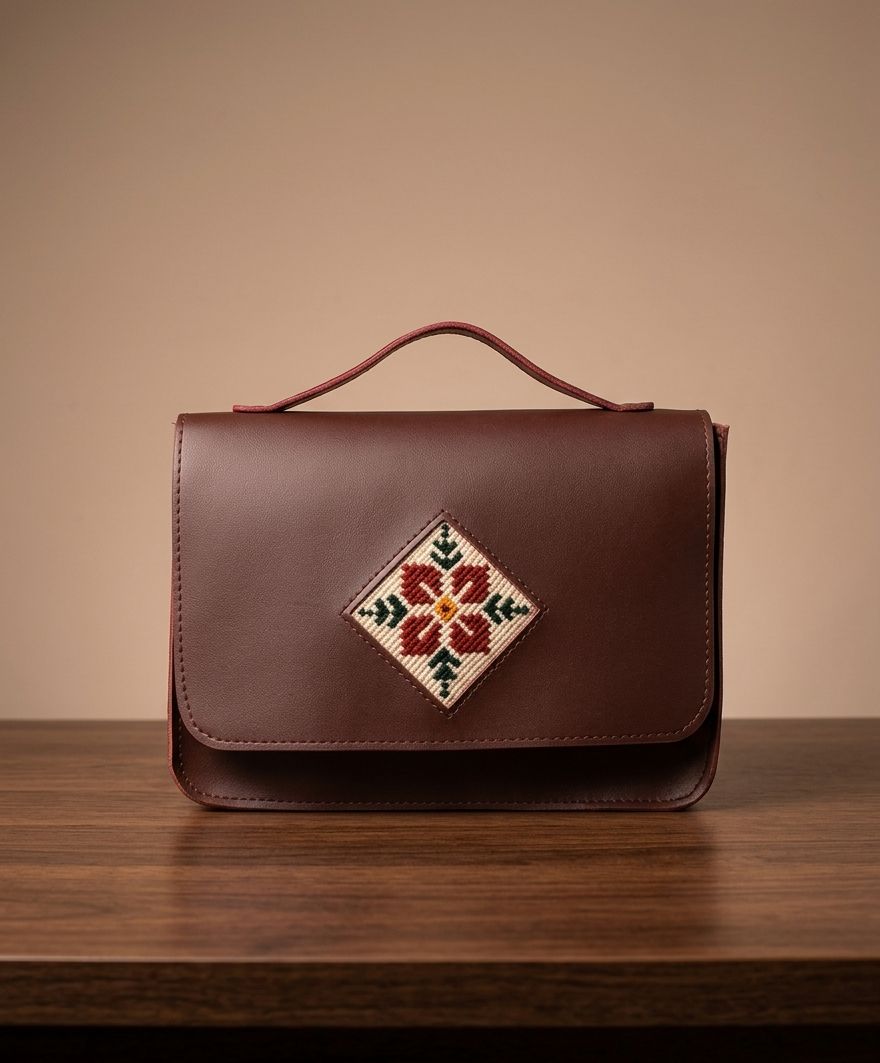 Minimalist White Crossbody Bag